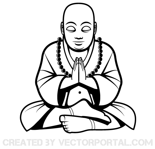 Buddha Vector Image | 123Freevectors