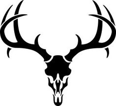 Whitetail Deer Antlers Clipart