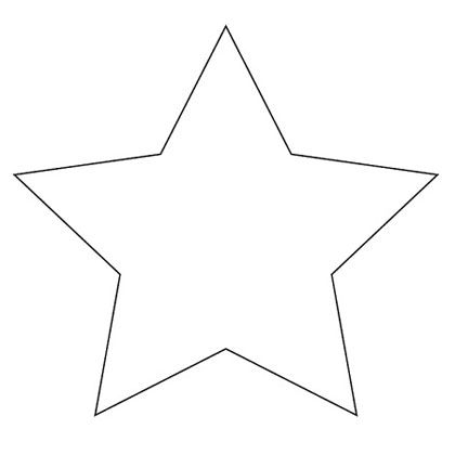 Star Template | Applique Patterns, Heart Template and ...
