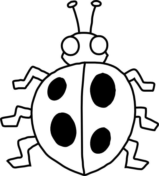 Outline Of A Bug - ClipArt Best