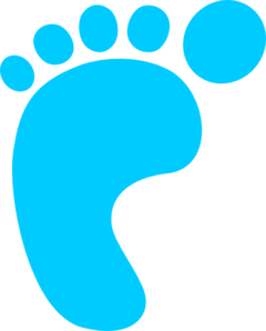 Baby Footstep Clip Art - Free Clipart Images