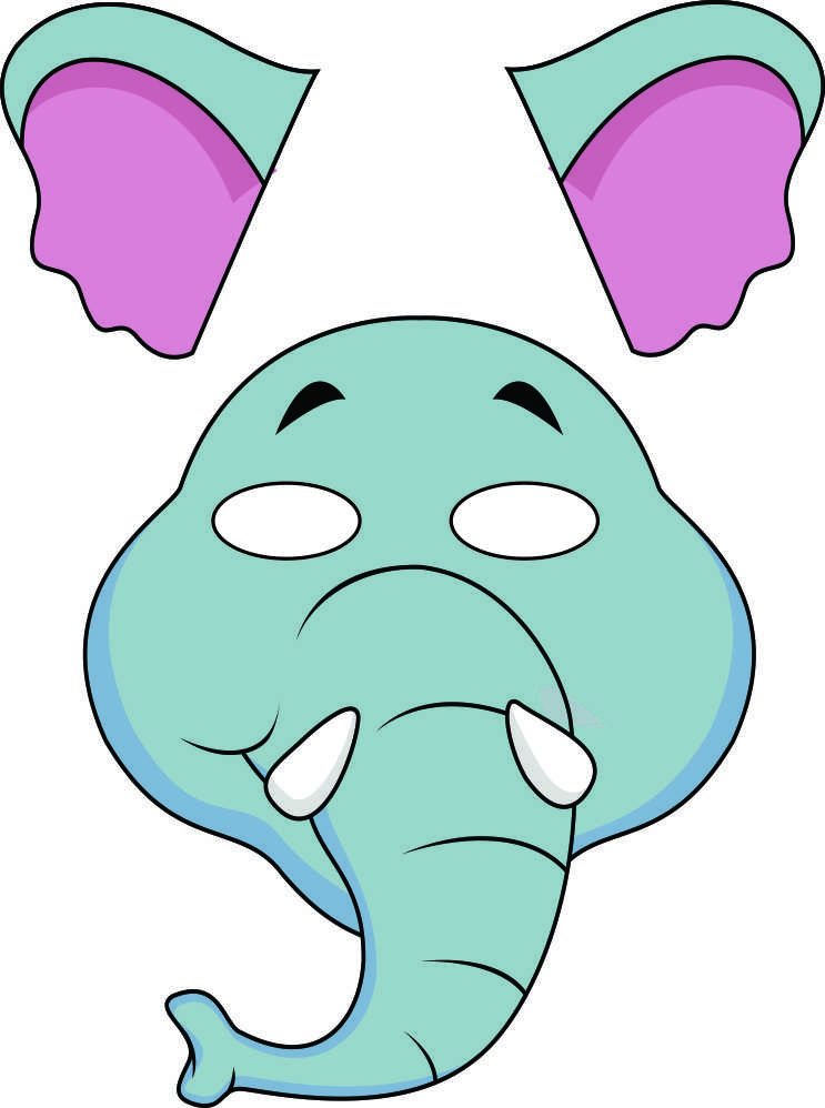 face-mask-of-elephant-clipart-best