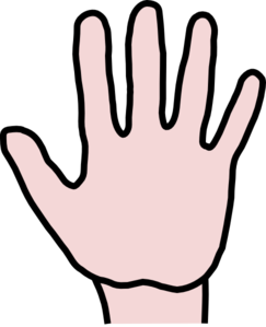 Drawing Open Hand - ClipArt Best