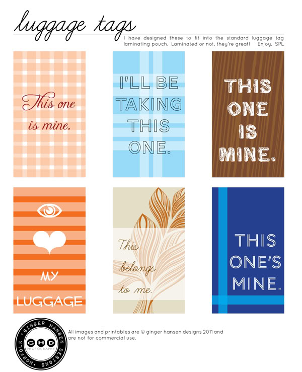 4 Best Images of Free Printable Luggage Tags Designs - Free ...