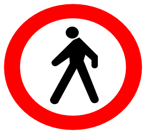 No Entrance Clipart