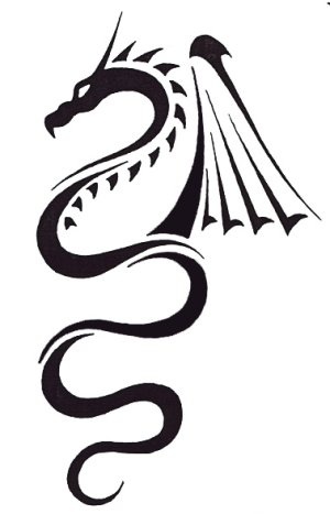 1000+ images about Dragons | Tat, Tribal dragon ...