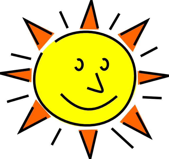 The sun clip art