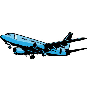 Vector plane clipart