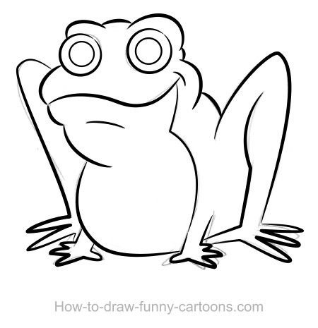 Frog Drawing | Frog Illustration ...