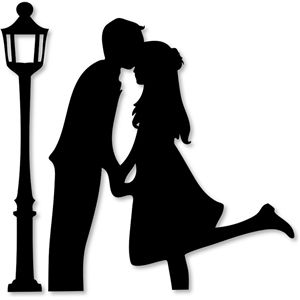 Couple Silhouette | Silhouettes ...