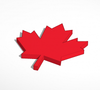 maple leaf" 3D Models to Print - yeggi