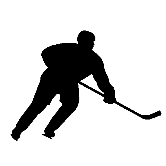 Hockey Silhouette Clipart