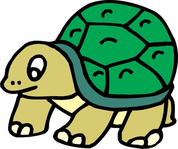 Vector cartoon tortoise Free vector in Adobe Illustrator ai ( .ai ...