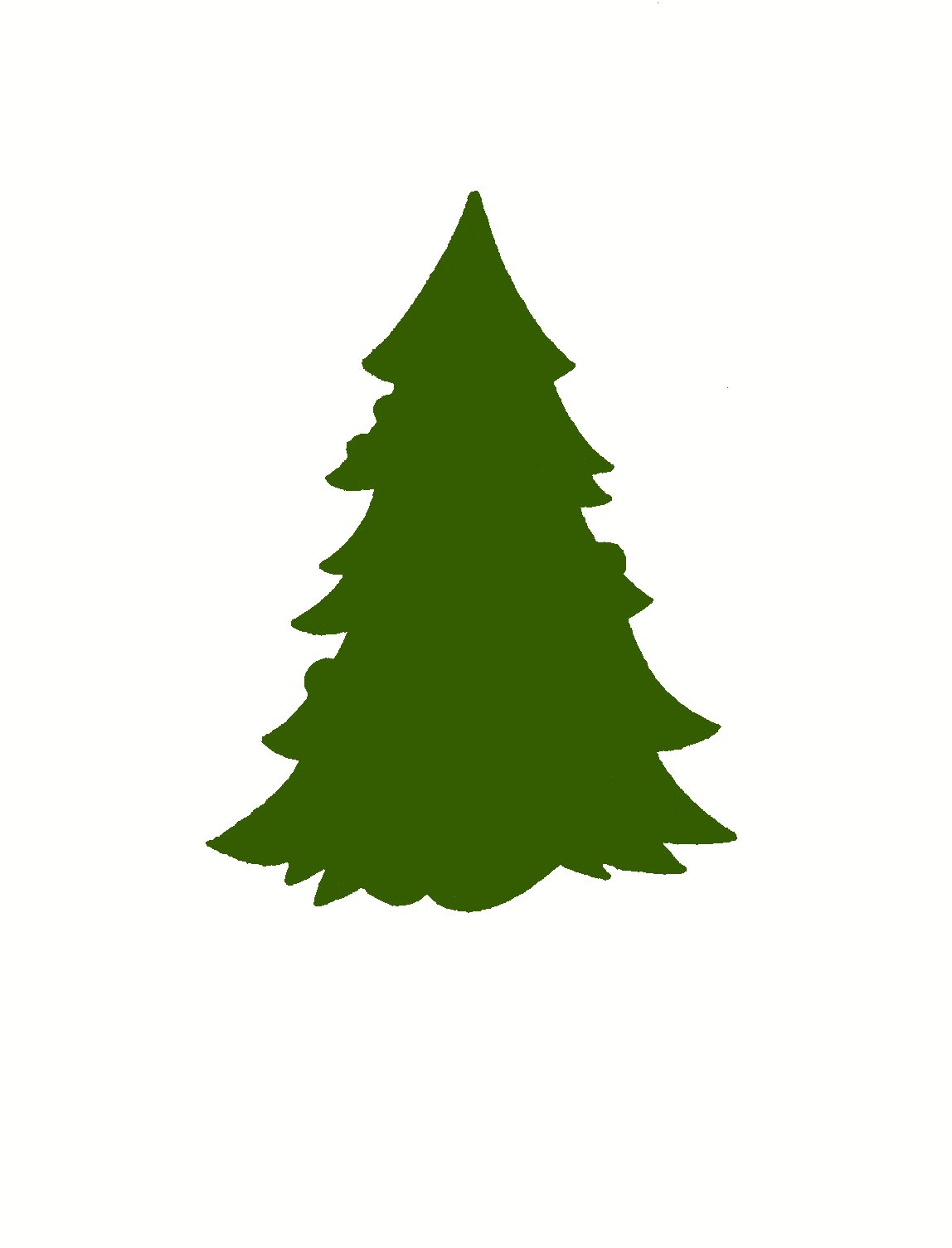 Fir Tree Silhouette ClipArt Best