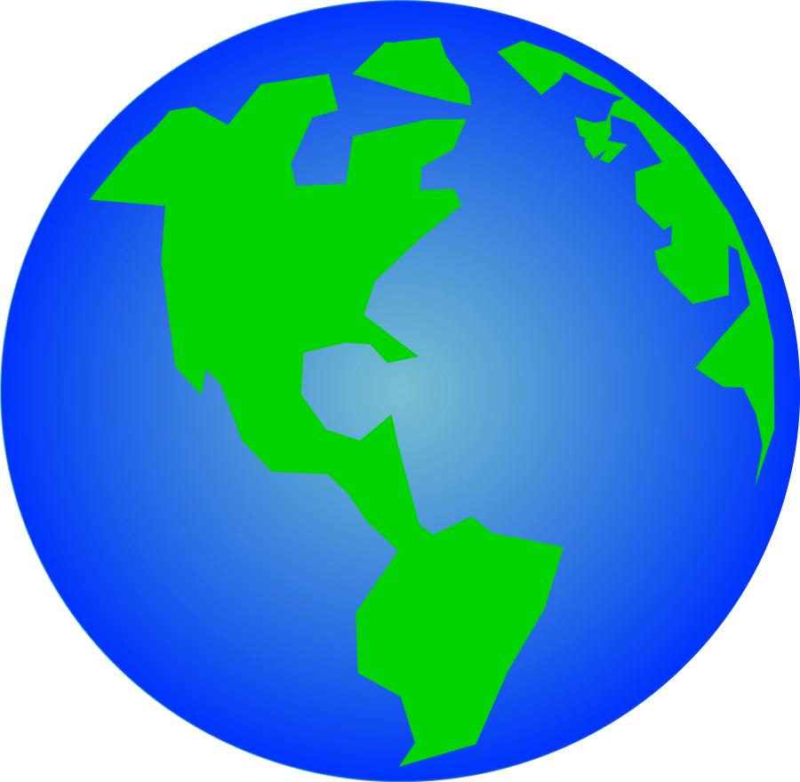 Clipart globe vector color