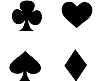 club hart spade poker