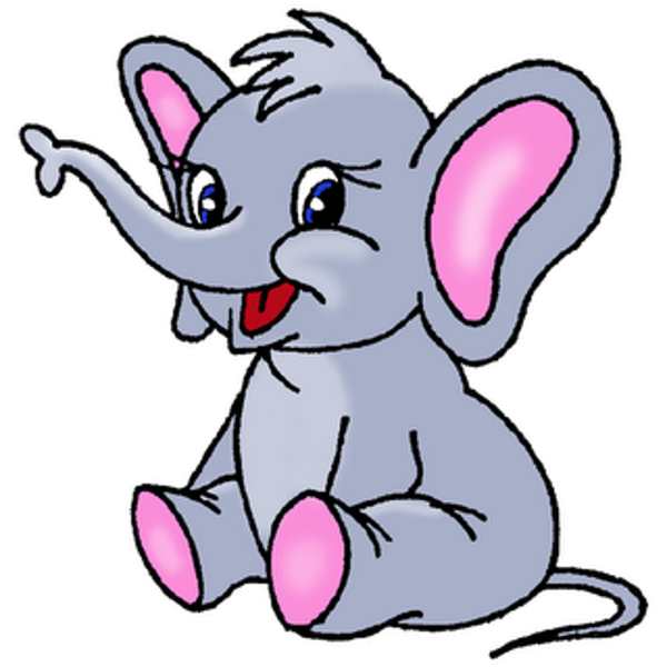 Cartoon Elephant Clipart