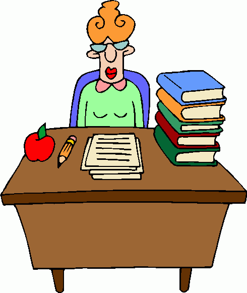 Principal Desk Clipart