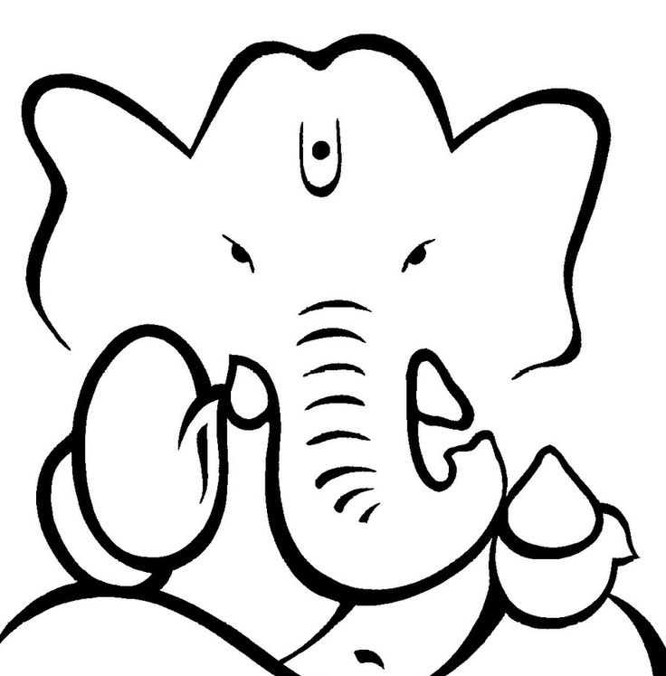 Ganesh Outline