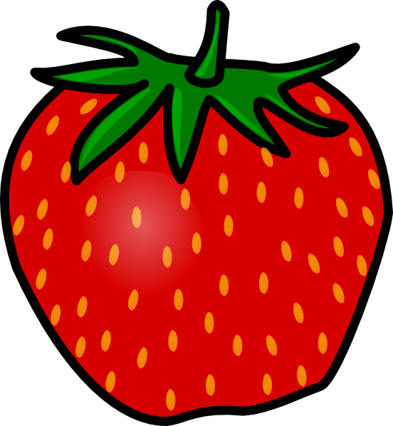 Cartoon Strawberry Clipart