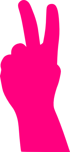 Hot Pink Peace Sign - ClipArt Best