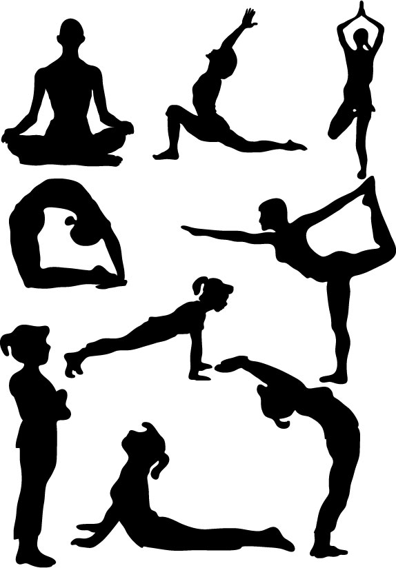 Yoga clip art free clipart images clipartcow - Clipartix