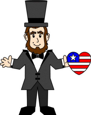 Cartoon President Lincoln