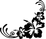 Hibiscus Flower Stickers | Hibiscus Flower Decals - Car Stickers