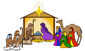 Christmas clip art of Nativity scenes of Shepherds and Wise Men ...