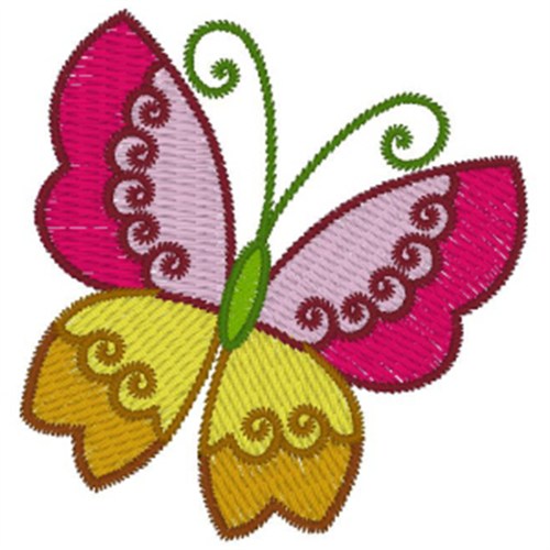 Bugs Embroidery Design: Cute Butterfly from AnnTheGran