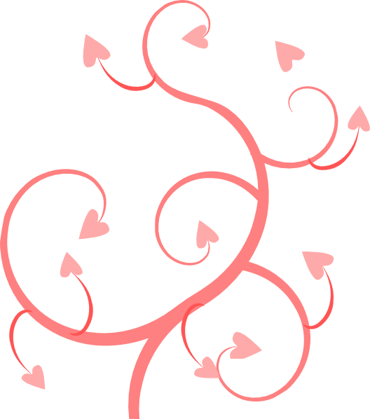 swirl heart clip art