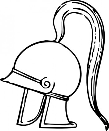 Greek Helmet clip art Free vector in Open office drawing svg ...
