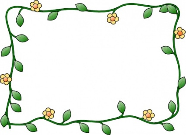 Flower Frame clip art | Download free Vector