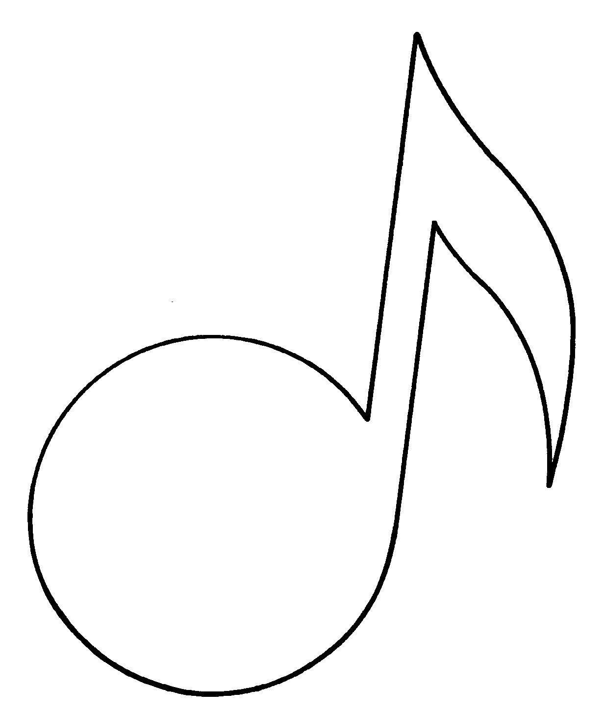 Best Photos of Prinitable Music Note Printable Template - Music ...