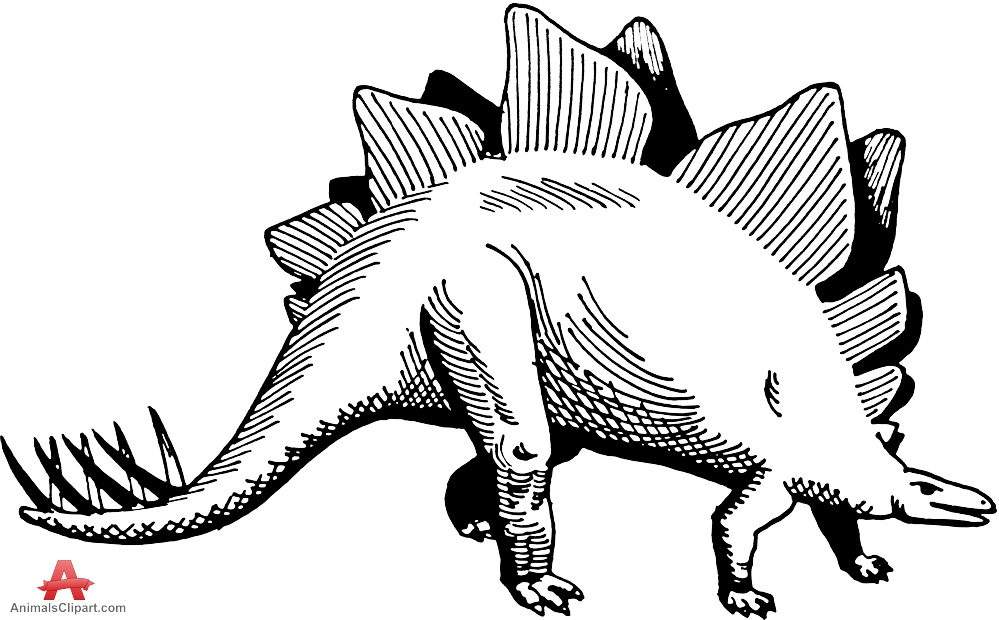 Animals Clipart of stegosaurus | Clipart with the keywords stegosaurus