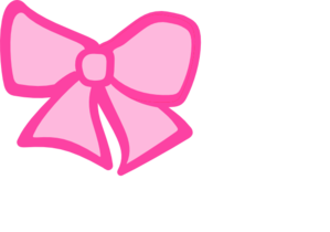 Hair Bow Pink Clip Art - vector clip art online ...