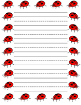 Printable Kids Writing Paper, free Writing Paper, free school ...