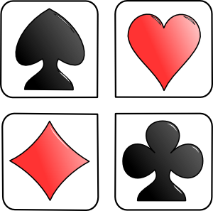 Playing cards clipart bridge