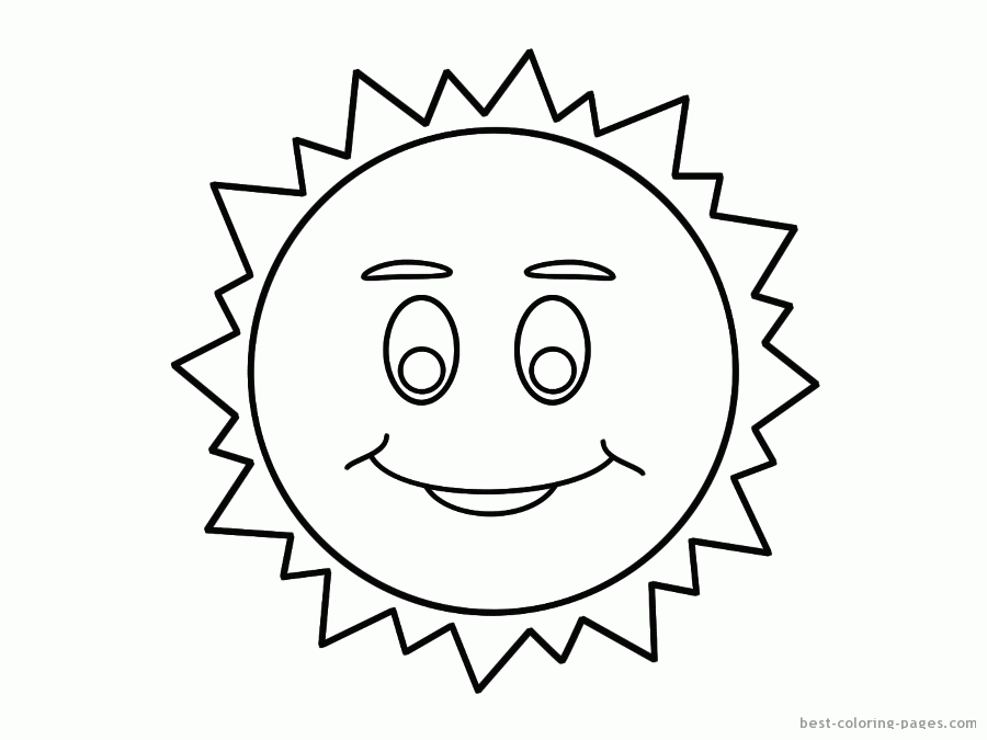 Printable Sun Coloring Pages - AZ Coloring Pages