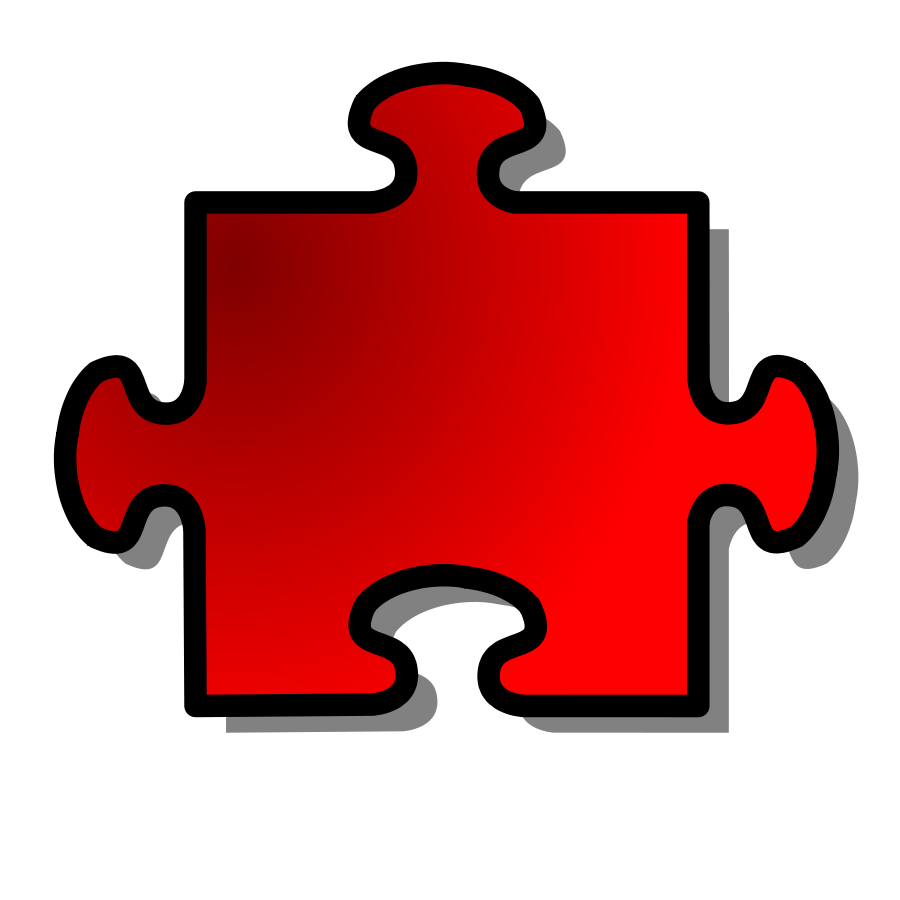 Jigsaw puzzle piece clip art