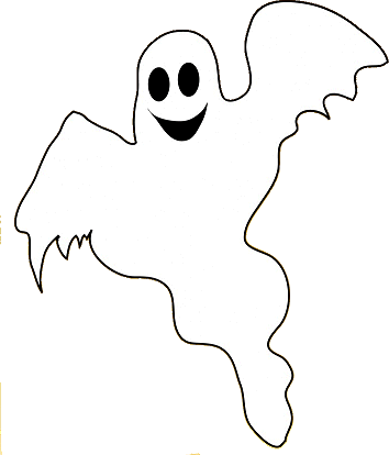 Ghost halloween kids clipart