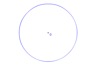 Printable instructions for constructing a pentagon inscribed in a ...