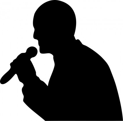 Man With A Microphone-vector Clip Art-free Vector Free Download
