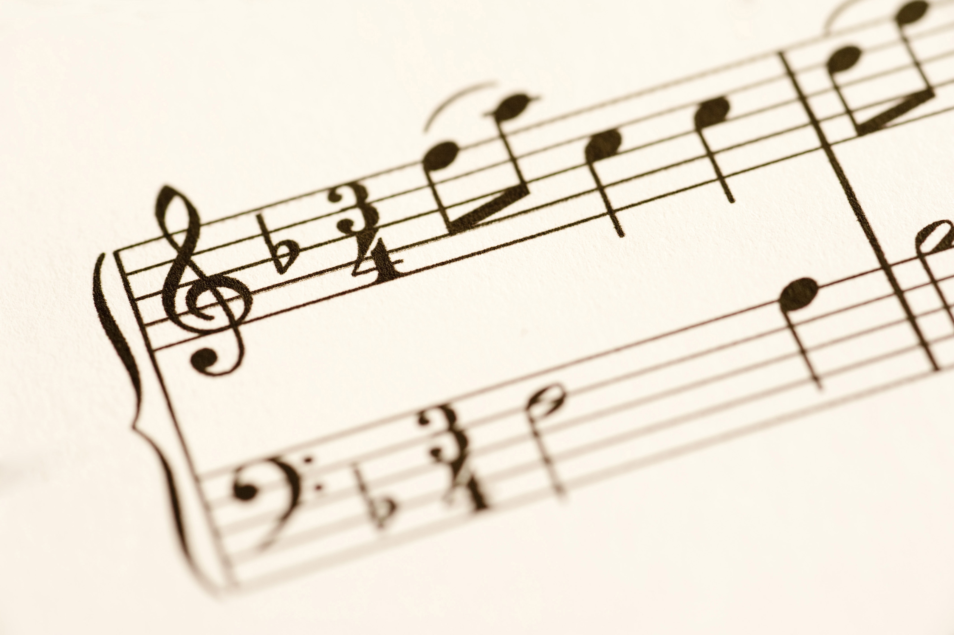 Free image of sheet music