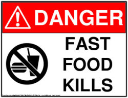 CalorieLab Â» A tip from Dr. J: Don't eat fast food!