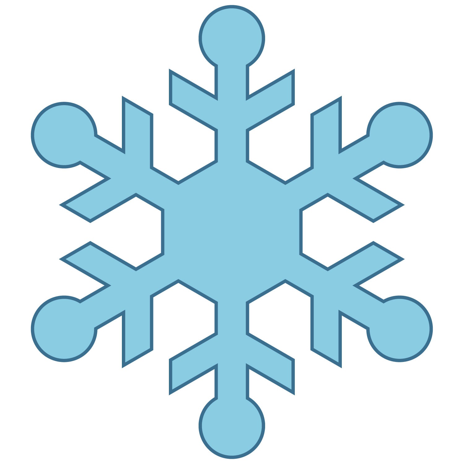 Snowflake Clipart clip art - Vergilis Clipart