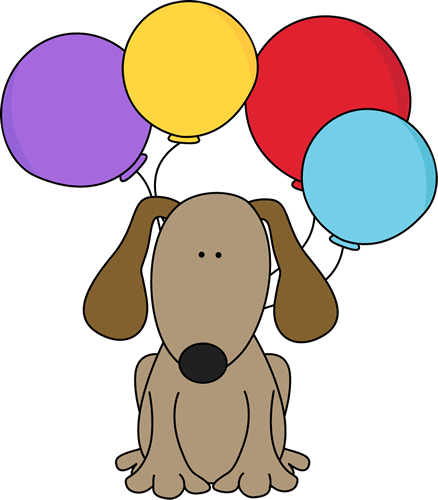 Happy Birthday Dog Clipart