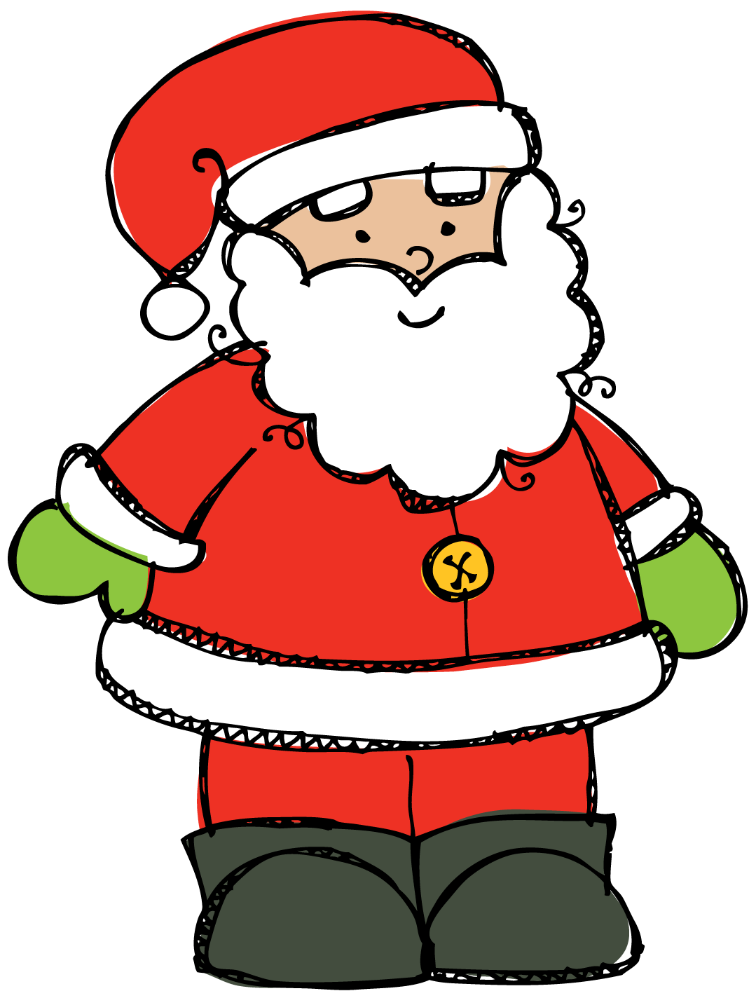 Clipart Of Santa - Tumundografico