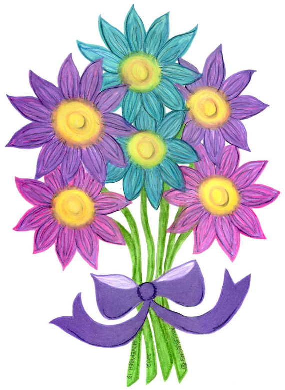 Free Flower Bouquet Clip Art - ClipArt Best