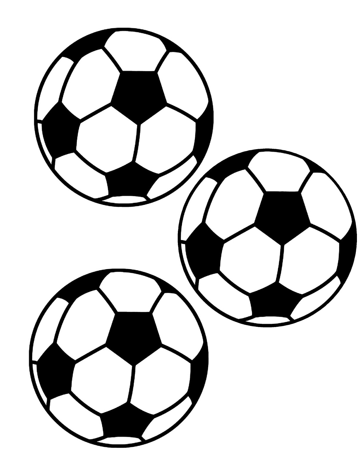 Soccer Ball Print : Coloring - Kids Coloring Pages